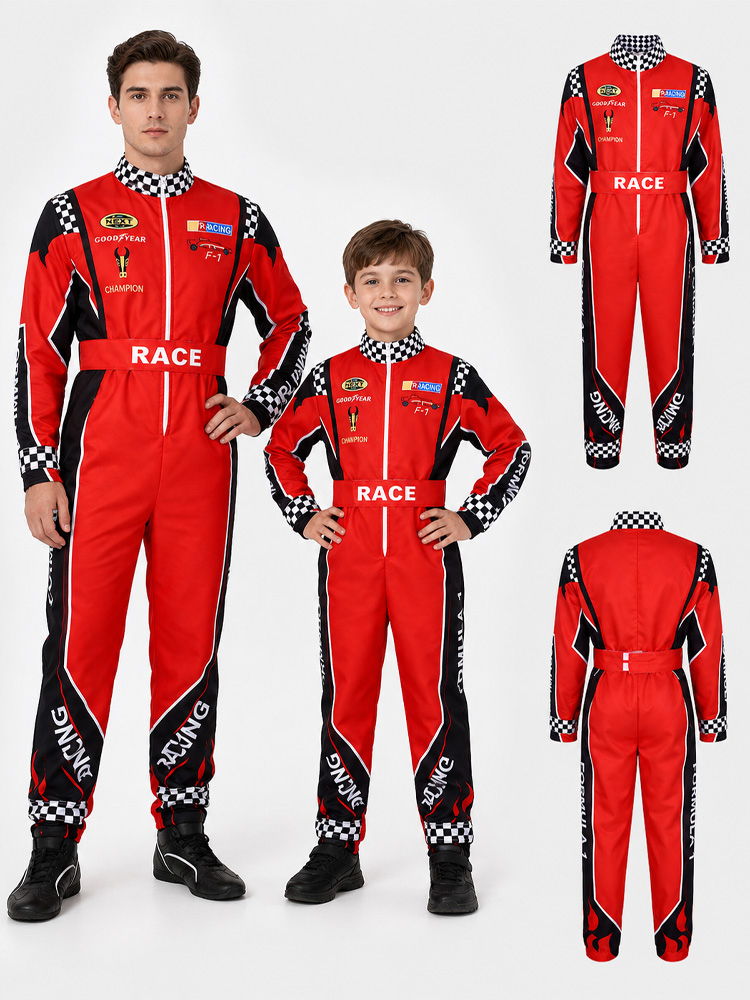 Kids Outdoor Karting - Stroje wyścigowe dla dorosłych, uniformy do