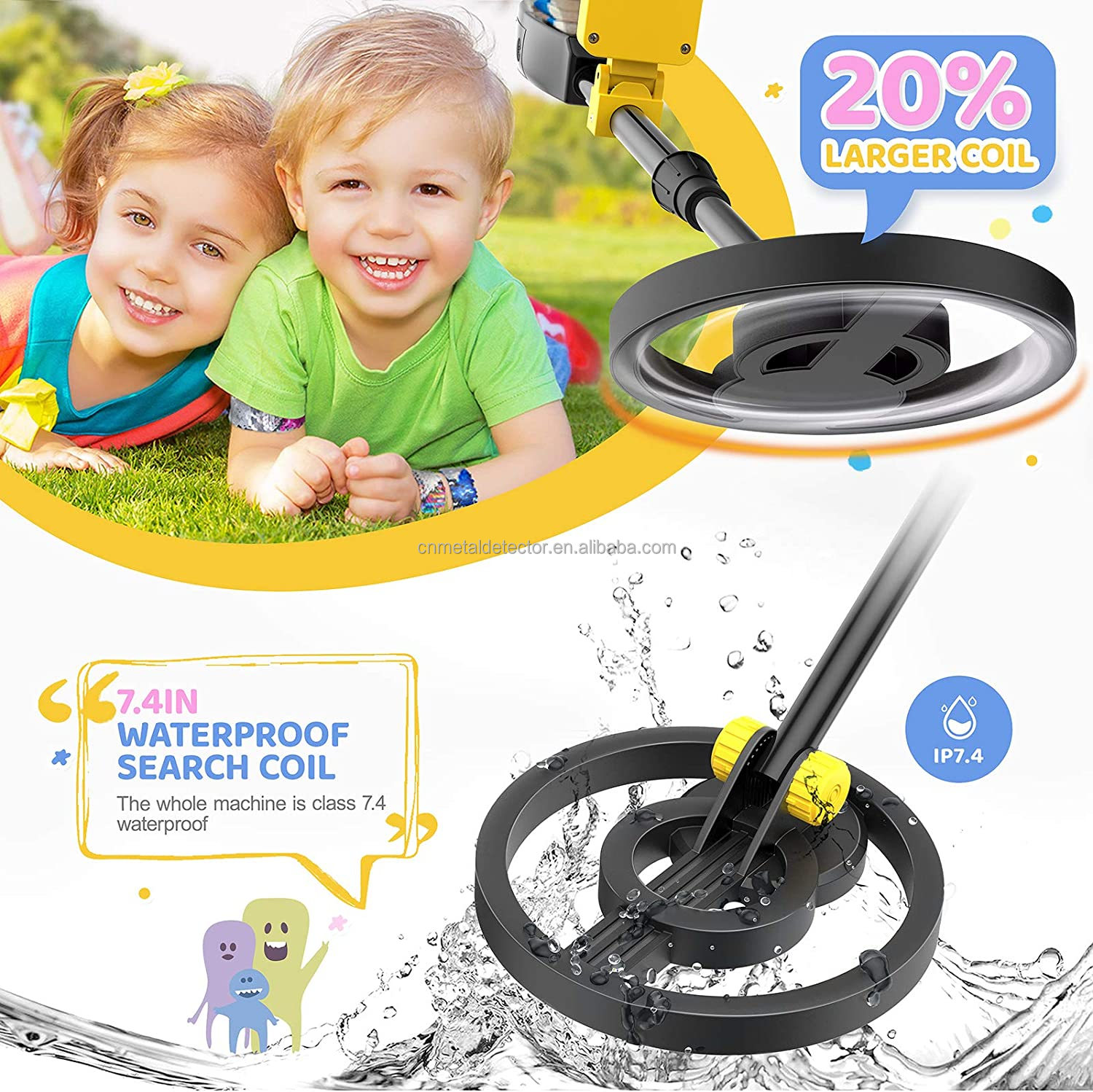Kids Outdoor Learning Activities - Wykrywacz Metali dla Dzieci Tianxun MD-1014,