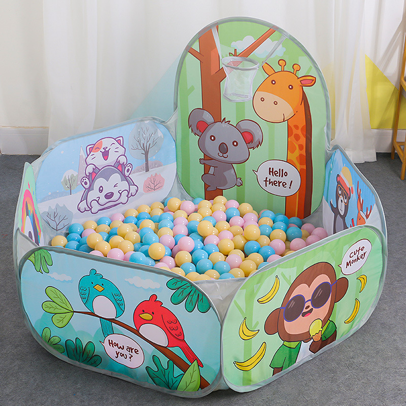 Kids Outdoor Play Yard - Namiot Składany Przenośny Zwierzęta z Kreskówek