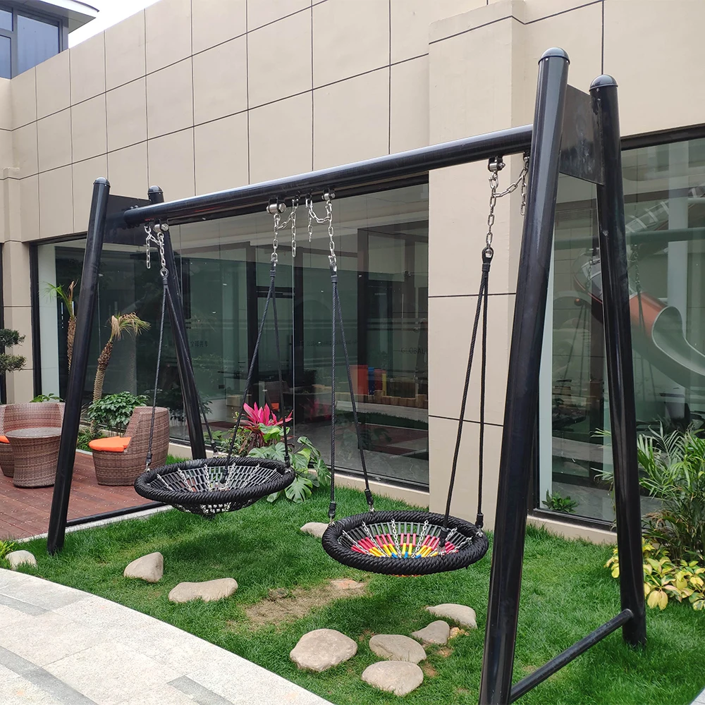 Kids Outdoor Nest Swing - Wysokiej jakości okrągła huśtawka dla dzieci