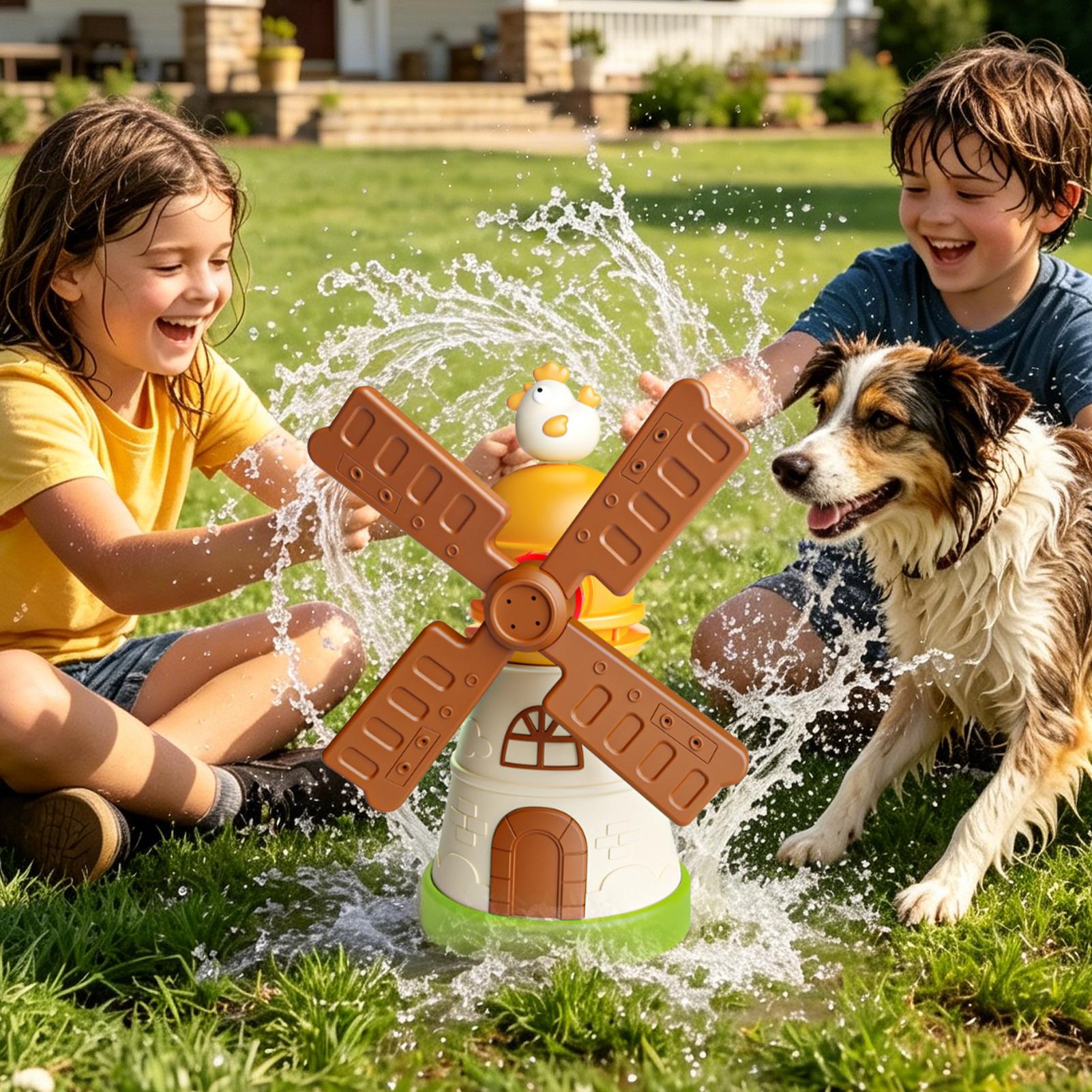Kids Outdoor Play Yard - Zabawka dla dzieci - wiatraczek zraszający,