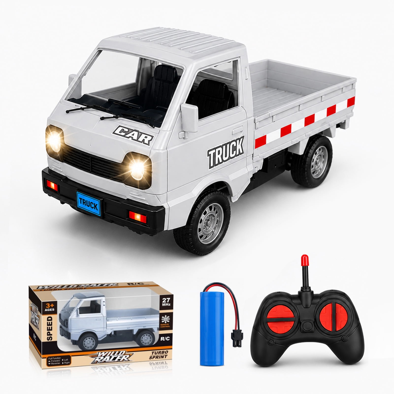 Kids Outdoor Electric Car - Zabawka RC Pickup Truck, zdalnie sterowany