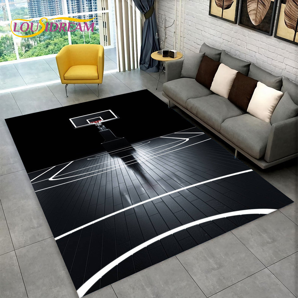 Kids Outdoor Area - 3D Cartoon Cour Cartoon dywan do