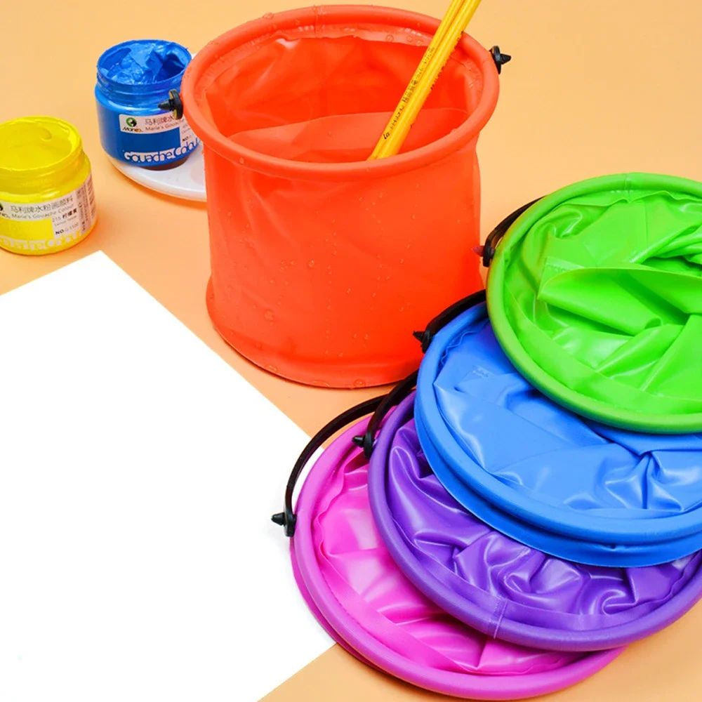 Kids Outdoor Water Toys - Składane wiaderko na piasek na plażę,