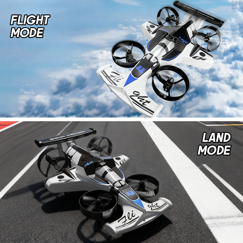 Kids Outdoor Electric Car - Mini Dron 2w1 Samolot-Lekarca Powietrzno-Terenowy 2.4G