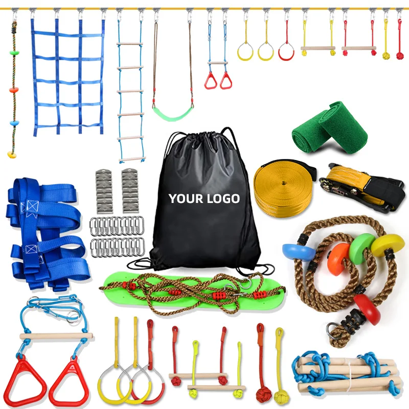 Kids Outdoor Ninja - Zestawy do ćwiczeń na linie równowagi,