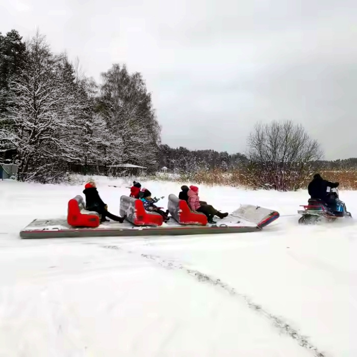 Outdoor Kid - Wytrzymała, duża, nadmuchiwana sanie, idealna dla