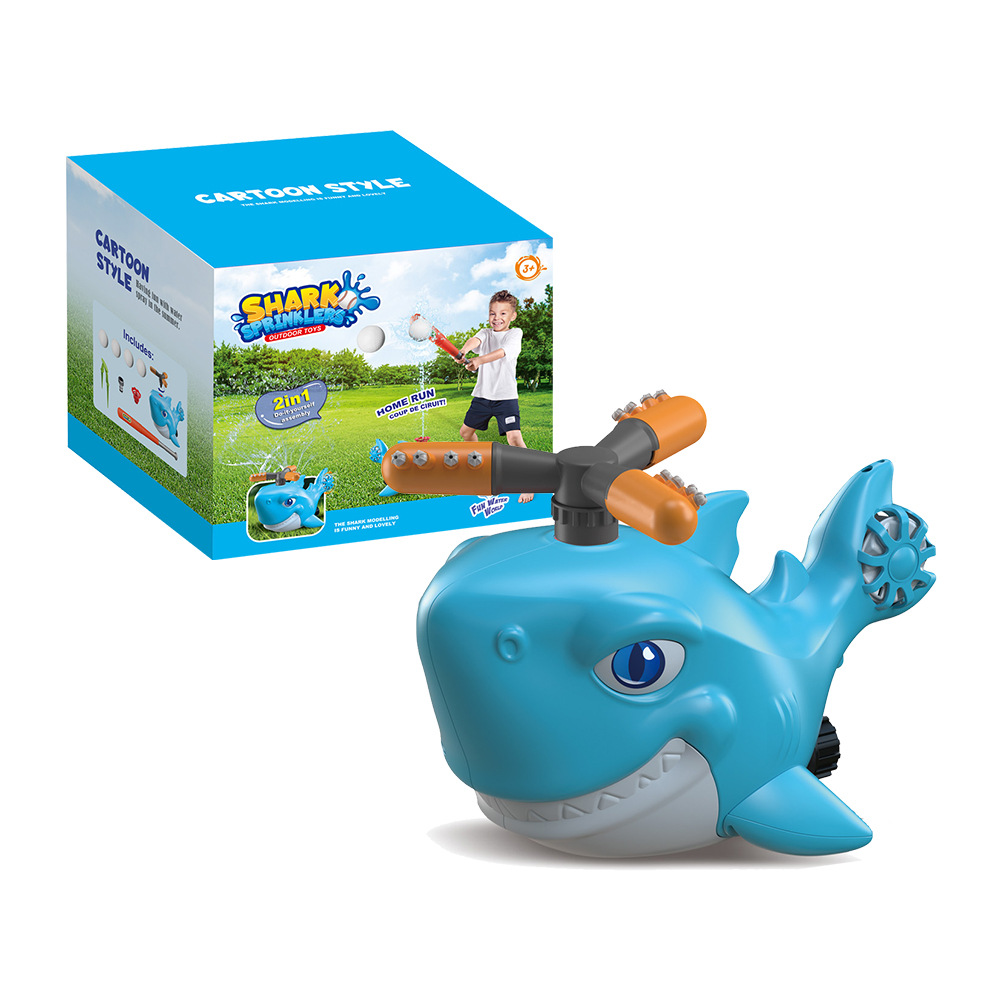 Zraszacz w kształcie rekina z  – Kids Outdoor Yard Tools recenzja i cena
