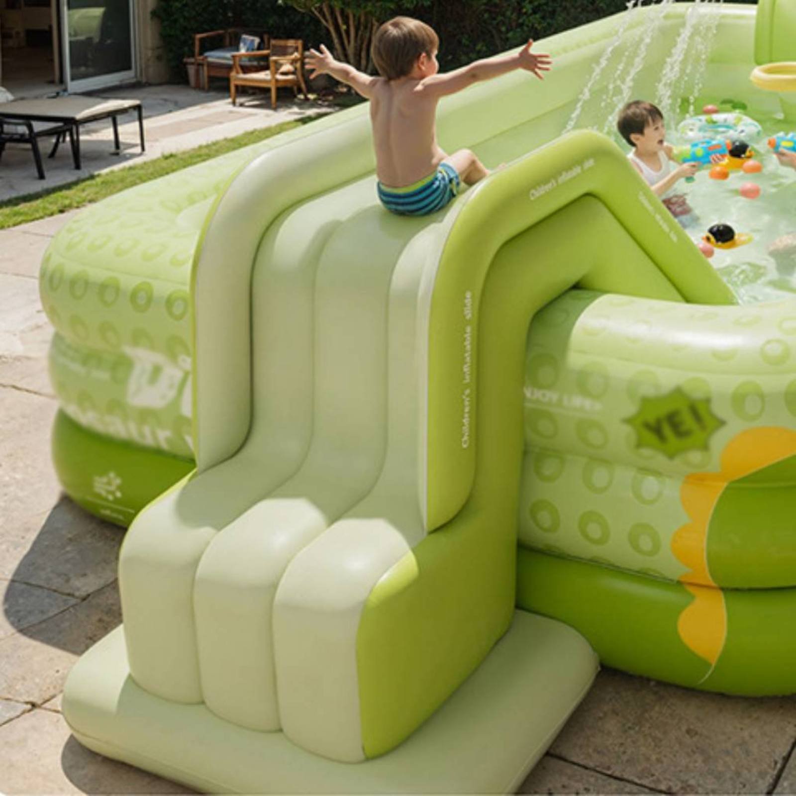Nadmuchiwana zjeżdżalnia do ba – Kids Outdoor Water Toys recenzja i cena