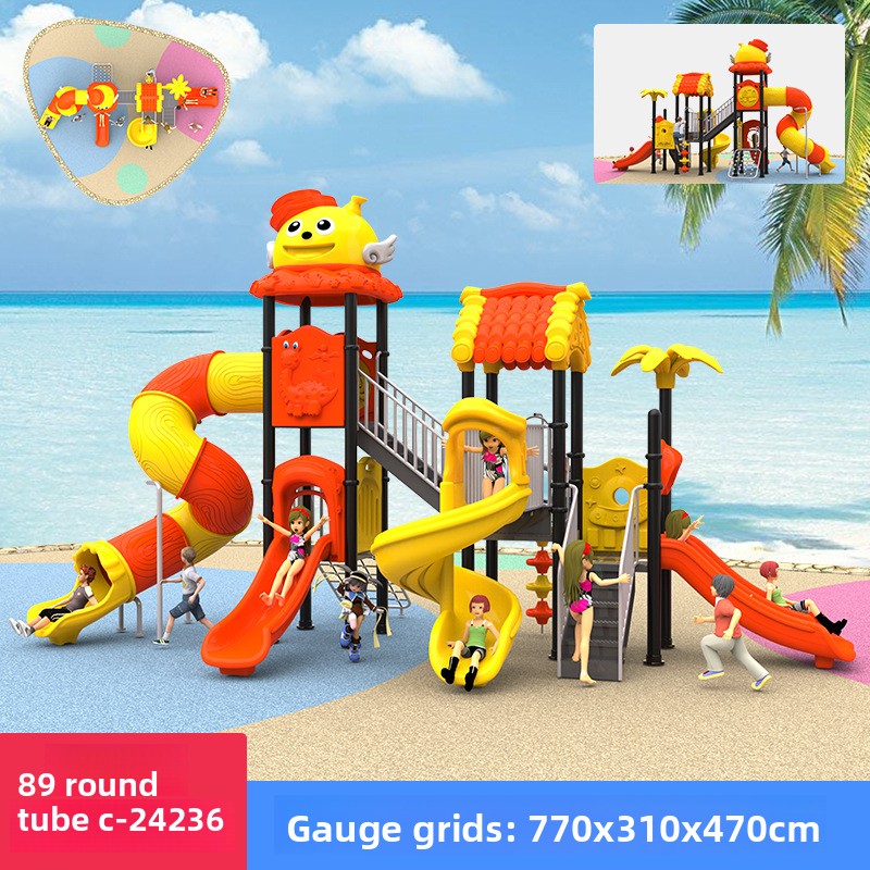 Zestaw zabawek do zabawy na św – Kids Outdoor Swing Set With Slide recenzja i cena