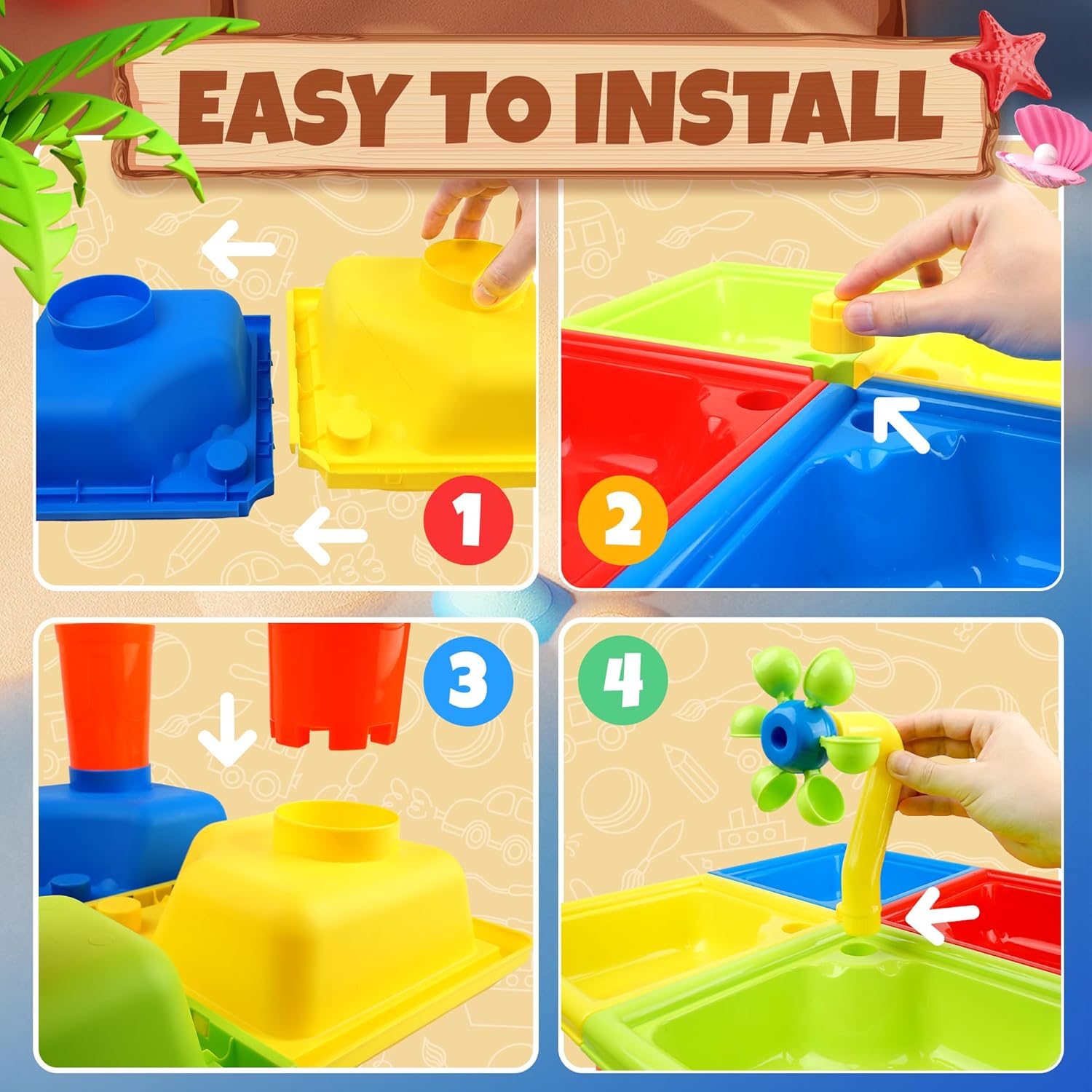 25 szt Letni stół wodny dla ma – Kids Outdoor Water Toys recenzja i cena