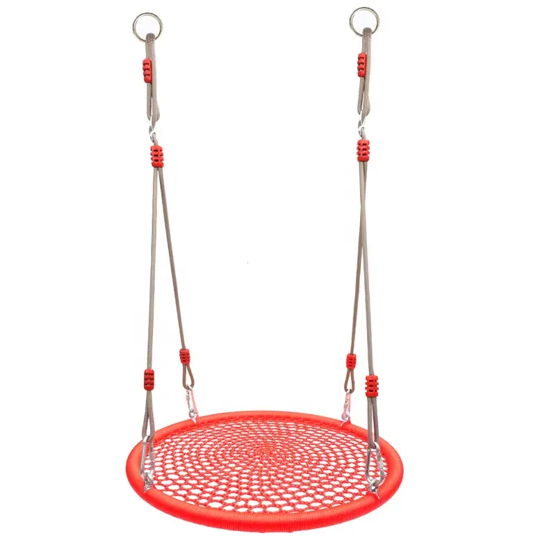 Okrągła huśtawka z siatki pają – Kids Outdoor Nest Swing recenzja i cena
