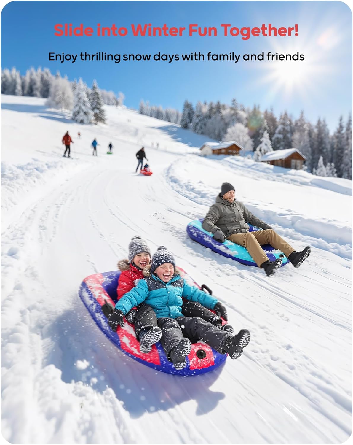 QPAU Nadmuchiwane sanki śnieżn – Outdoor Kid recenzja i cena