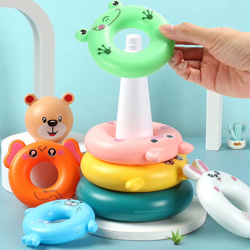Tęczowa wieża pierścionek do ł – Kids Outdoor Water Toys recenzja i cena