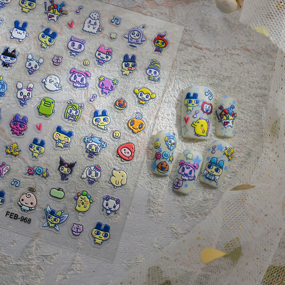 Nowe naklejki na paznokcie Tam – Bandai Model Tamagotchi recenzja i cena