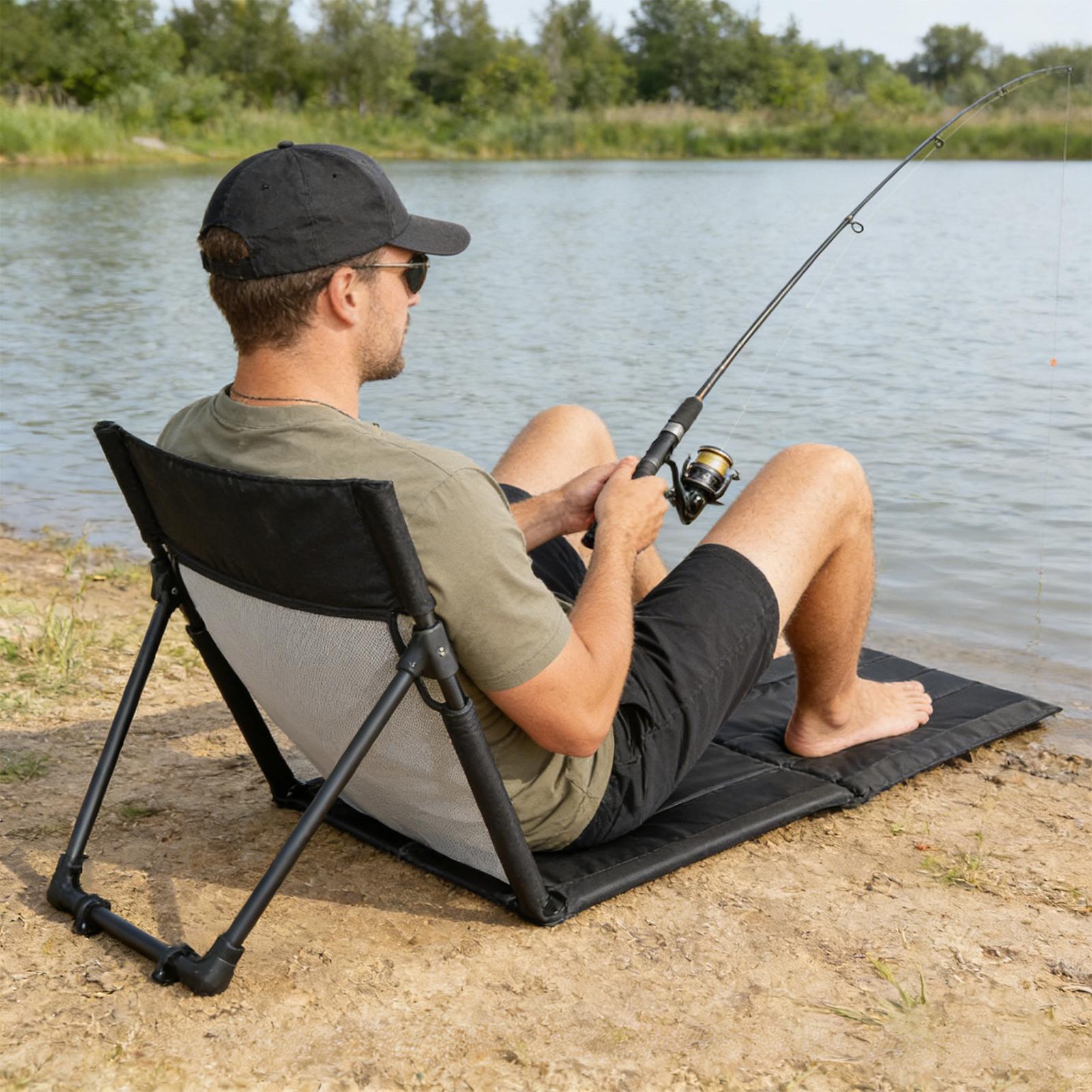 Leżak plażowy składany, lekka  – Kids Outdoor Lawn Chair recenzja i cena