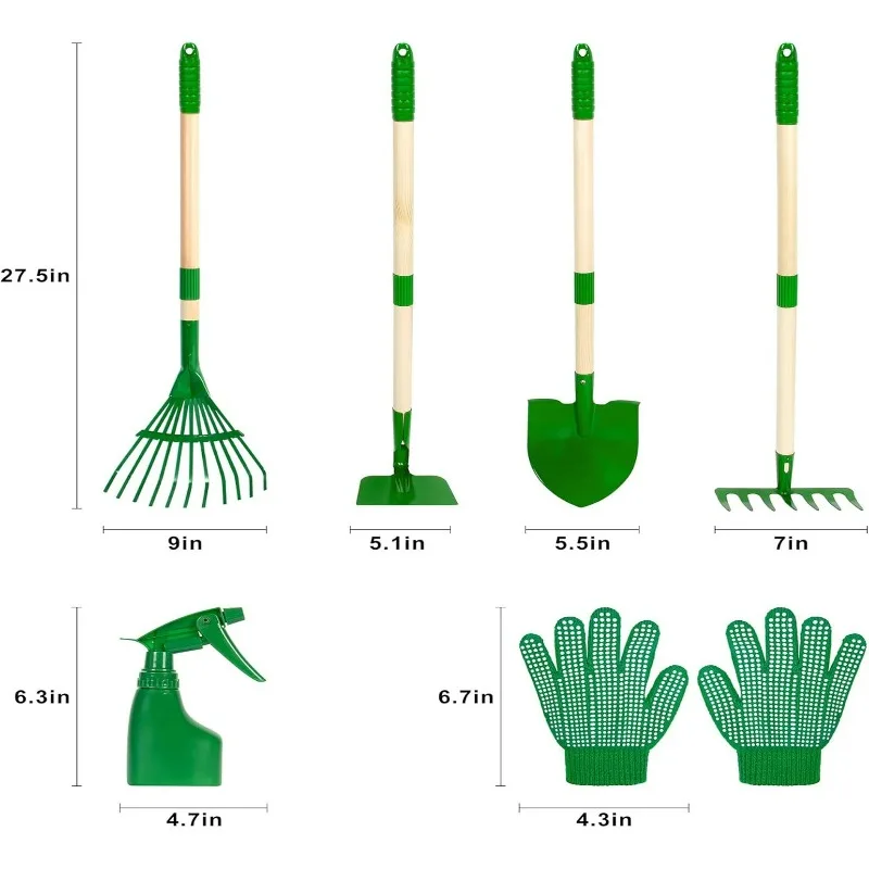 7-częściowy zestaw narzędzi og – Kids Outdoor Yard Tools recenzja i cena