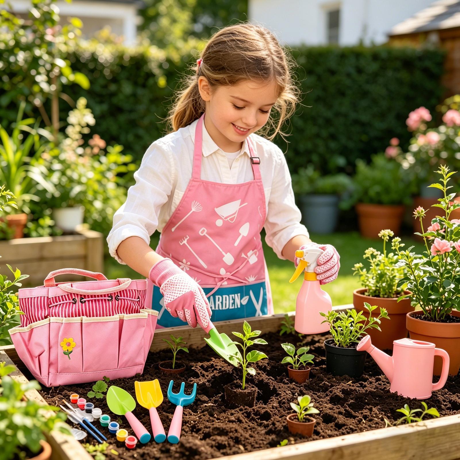 Zestaw ogrodniczy dla dzieci,  – Kids Outdoor Yard Tools recenzja i cena