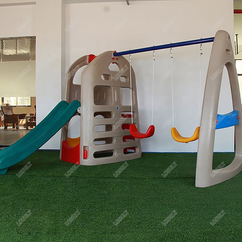 Plastikowa zjeżdżalnia i huśta – Kids Outdoor Swing Set With Slide recenzja i cena