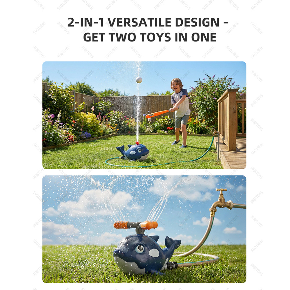 Zraszacz w kształcie wieloryba – Kids Outdoor Yard Tools recenzja i cena
