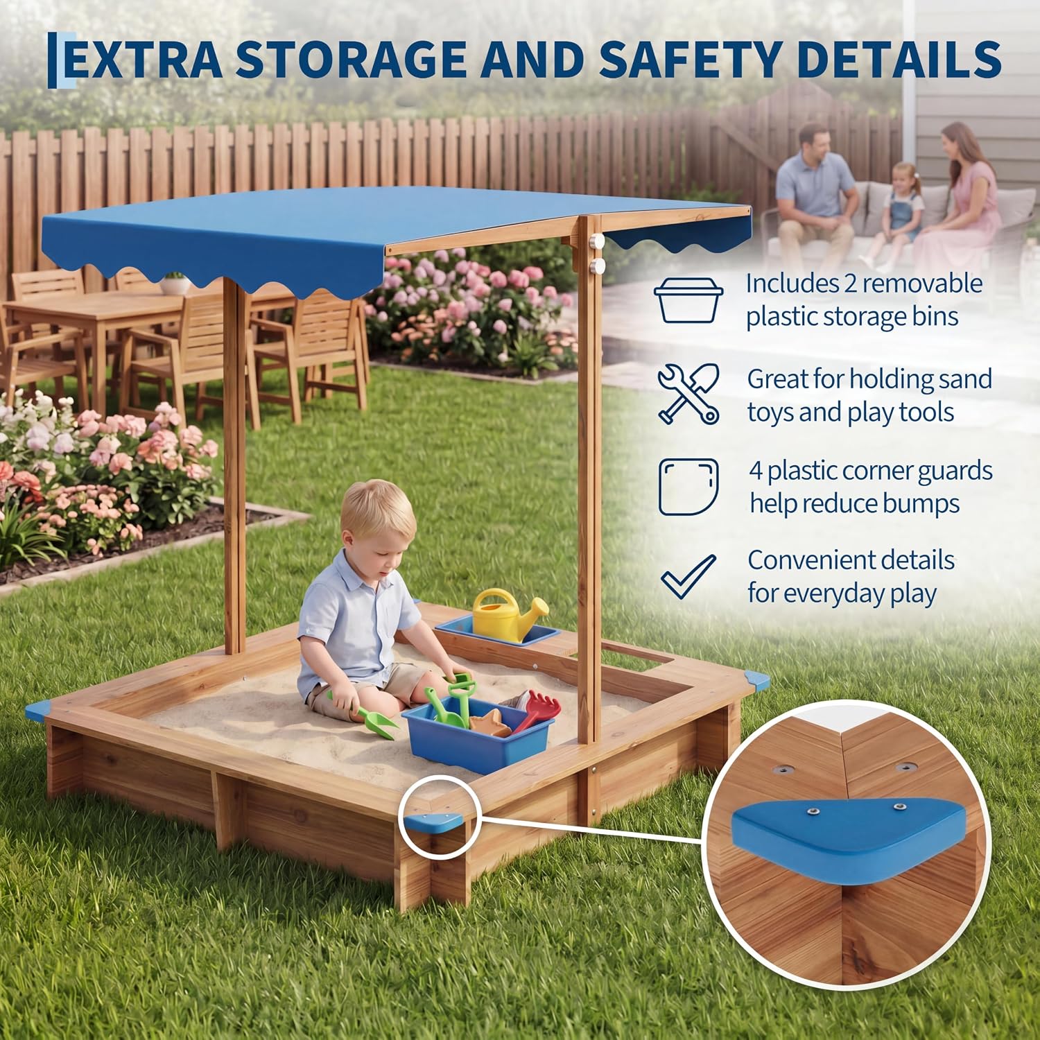 Drewniany piaskowy strefa zaba – Kids Outdoor Area recenzja i cena