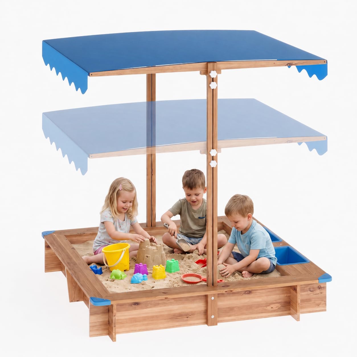 Drewniany piaskowy strefa zaba – Kids Outdoor Area recenzja i cena