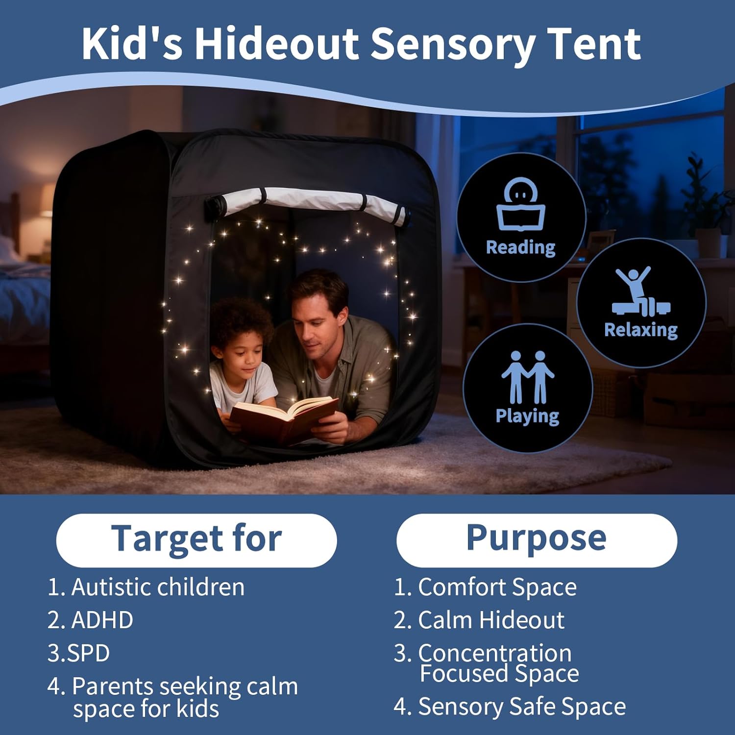 Namiot sensoryczny dla dzieci  – Kids Outdoor Play Yard recenzja i cena